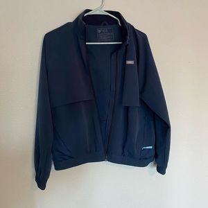 Figs Xs Sydney jacket in dark harbor